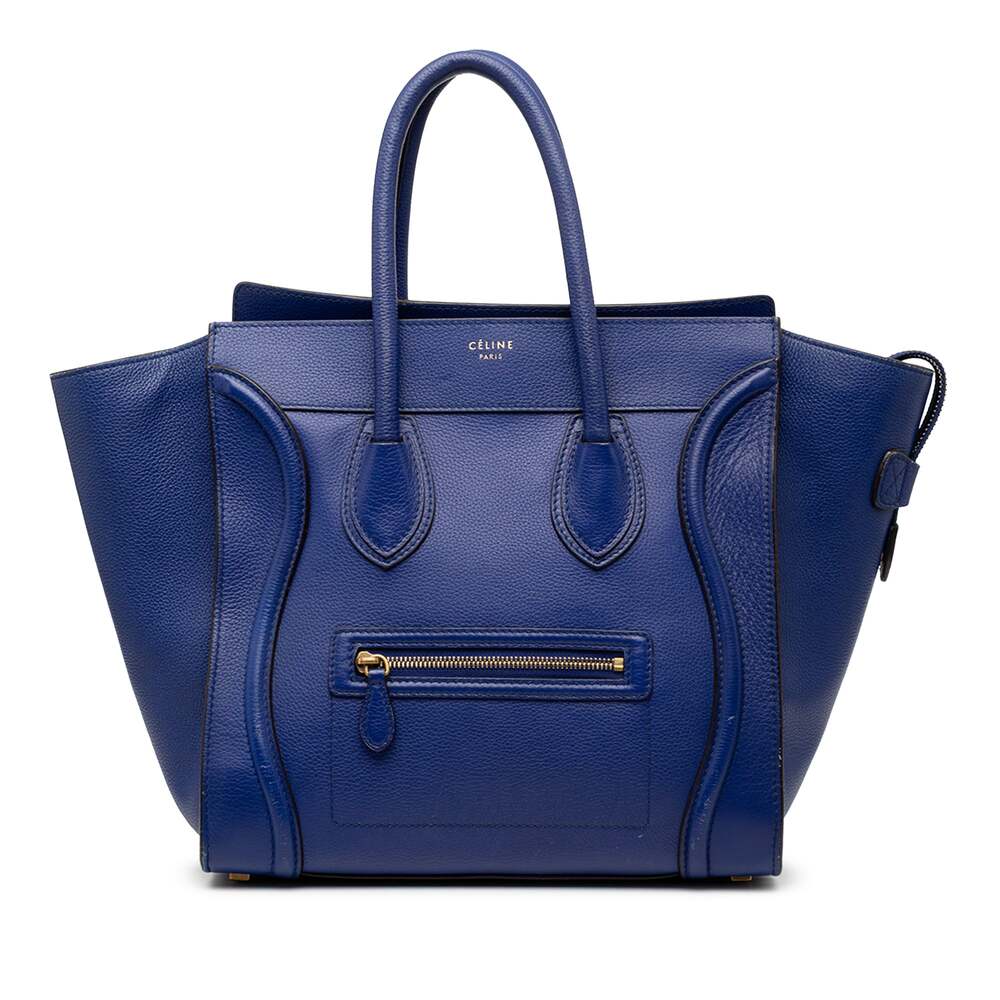 Celine Luggage Bag Grainy Leather Mini #326836C10B